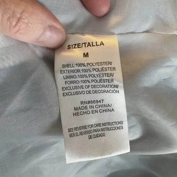 Polaroid Unisex M Hooded Windbreaker Jacket Zip Lightweight Retro Colorful READ - Picture 9 of 14